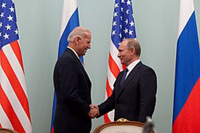 260px Vice President Joe Biden greets Russian Prime Minister Vladimir Putin