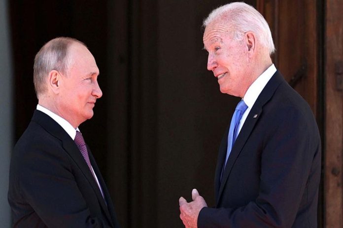 Joe Biden and Vladimir Putin in Geneva 16 June 2021 06